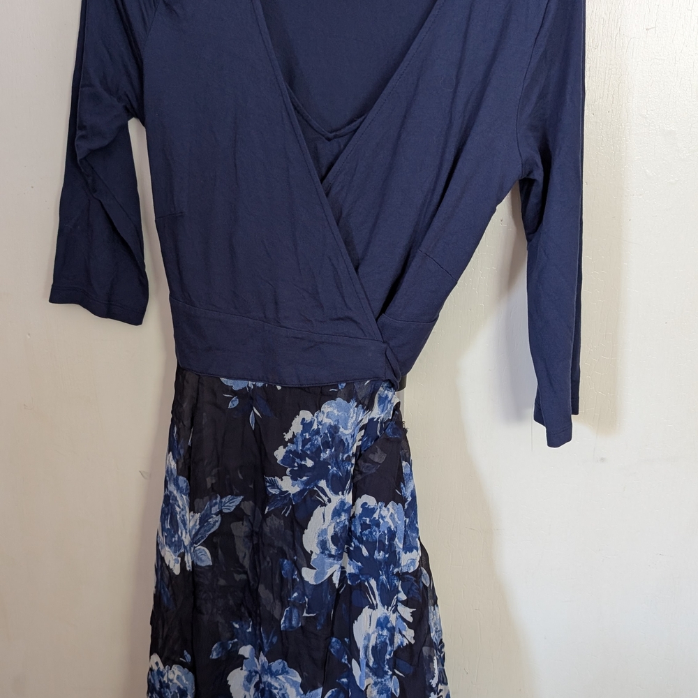 Seraphine Luxe Navy Dress